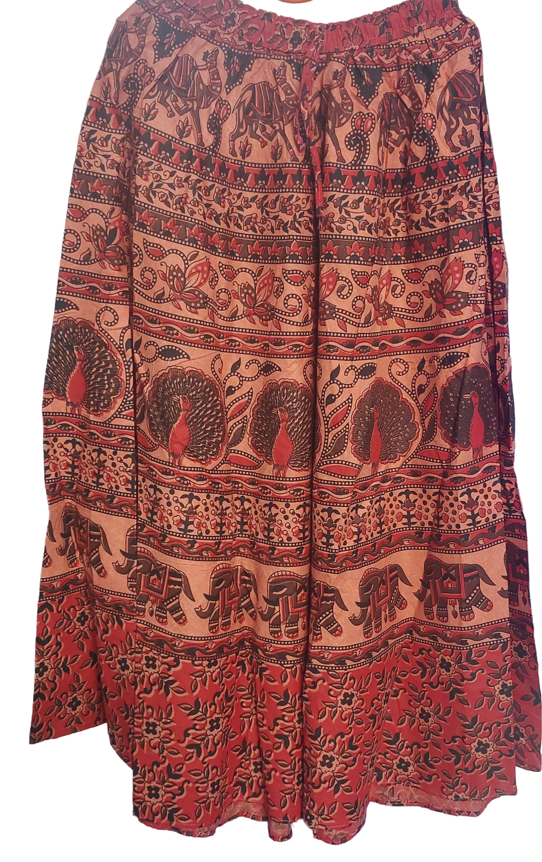 Appywave Jaipuri Women's Cotton Printed Long Skirts