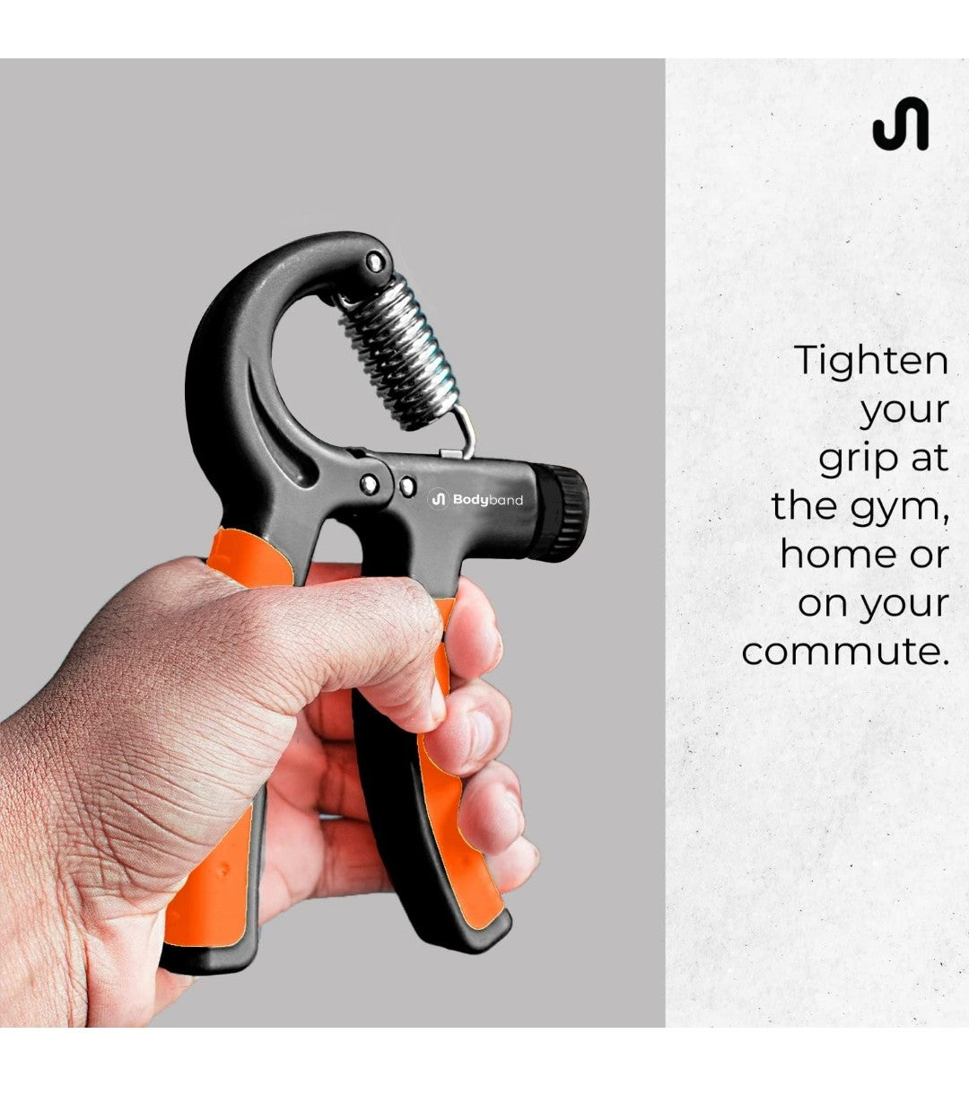 Bodyband Hand Grip Workout Strengthener, Adjustable Hand Gripper for Men & Women for Gym Workout Hand Exercise