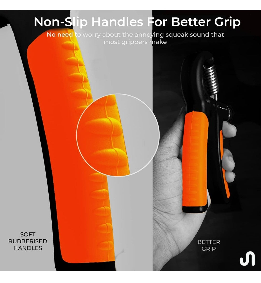 Bodyband Hand Grip Workout Strengthener, Adjustable Hand Gripper for Men & Women for Gym Workout Hand Exercise