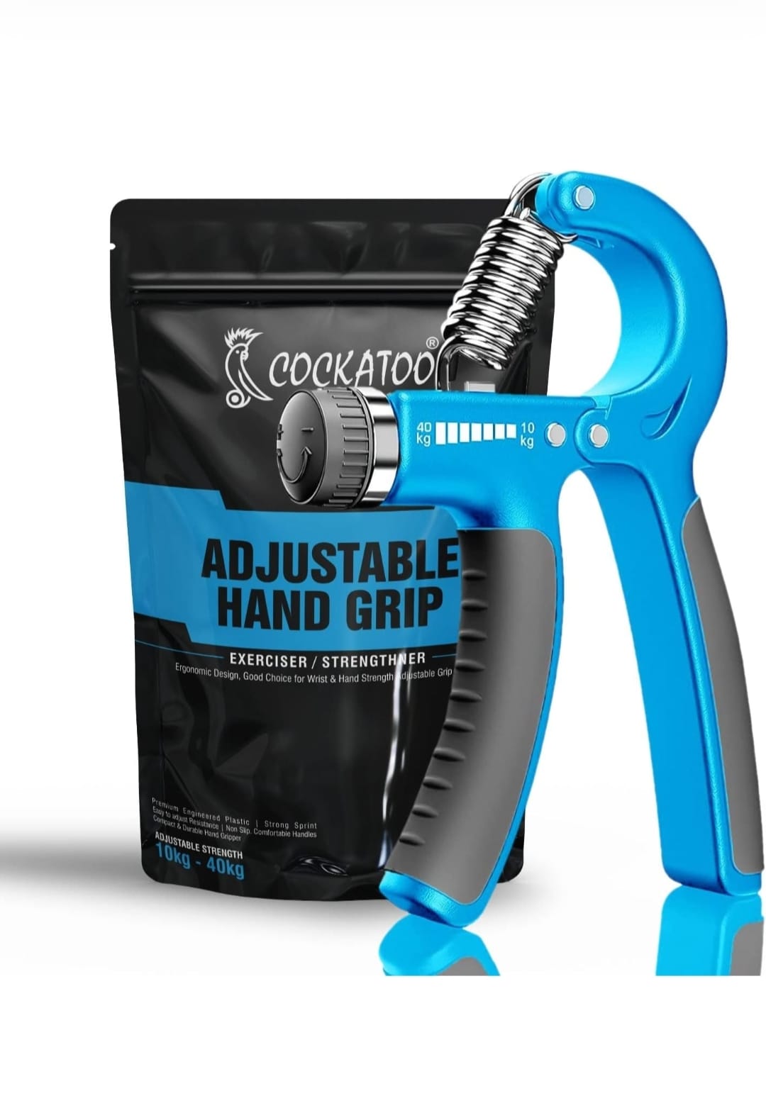 Cockatoo Adjustable Hand Grip| Hand Gripper for Men & Women Hand Grip Strengthener